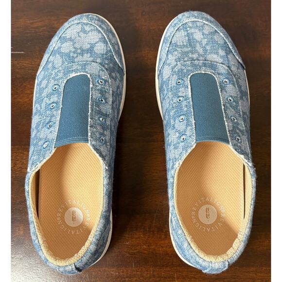 Revitalign Orthotic Canvas Slip-Ons - Santa Margarita Bloom Size 7.5 - Picture 4 of 8